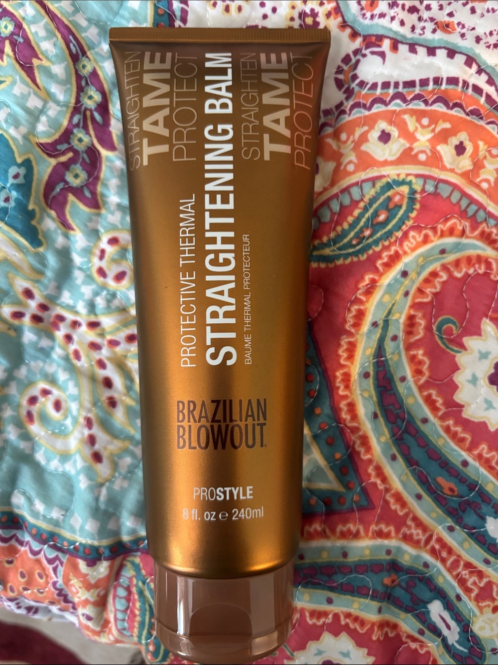 Brazilian Blowout ProStyle Straightening Balm — Bronze Finish